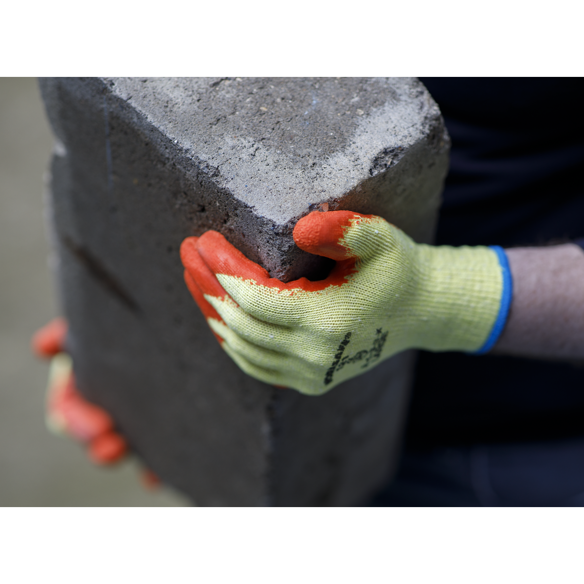 Sealey 9121L Worksafe® Super Grip Knitted Gloves with Latex Palm, Large - Pair - additional view 2