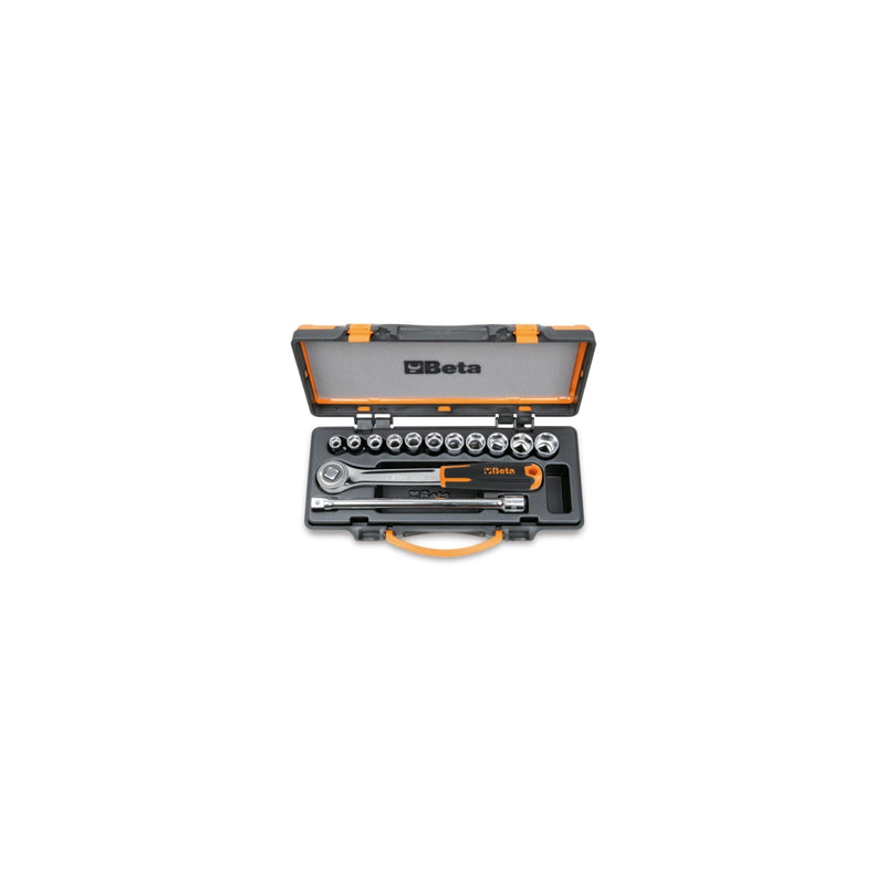 Beta 1/2 Inch Socket Set With 11 Hexagon Sockets And 2 Accessories - 920/50 - 920A/C11