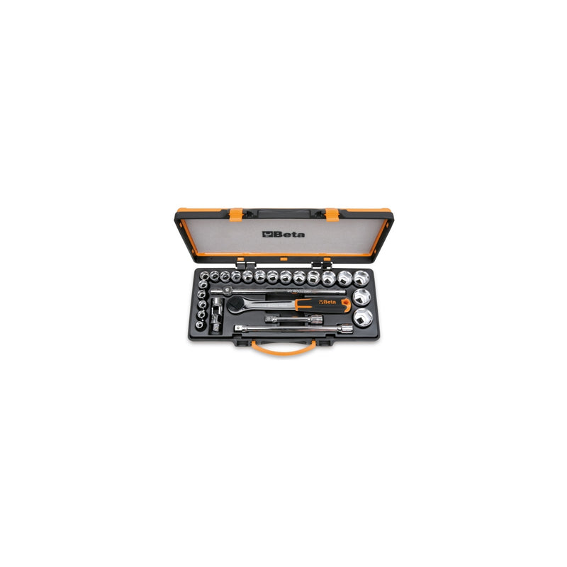 Beta 1/2In Drive Socket Set With 20 Hexagon Sockets And 5 Accessories - 920/25 - 920A/C20X