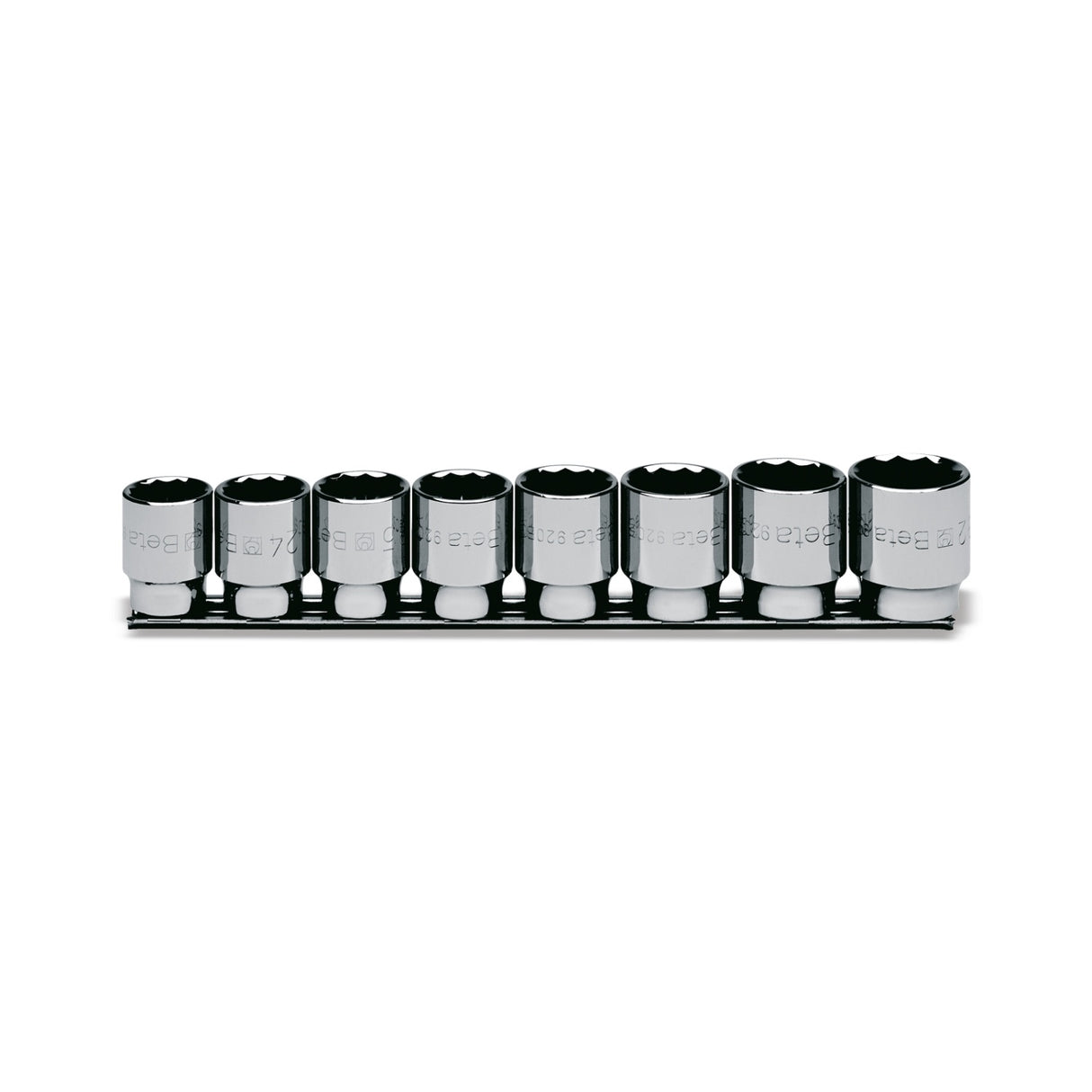Beta 8-Piece Bi-Hex Hand Socket Set On Support Rail 23-32 Mm - 920B - 920B/SB8