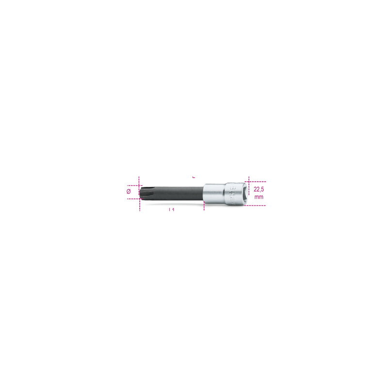 Beta Special Form Socket Driver 7 Mm 1/2 Inch Drive - 920ES - 920ES 7