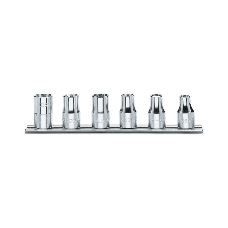 Beta 6-Piece 1/2In E-Torx Hand Socket Set With Rail - 920FTX - 920FTX/SB6