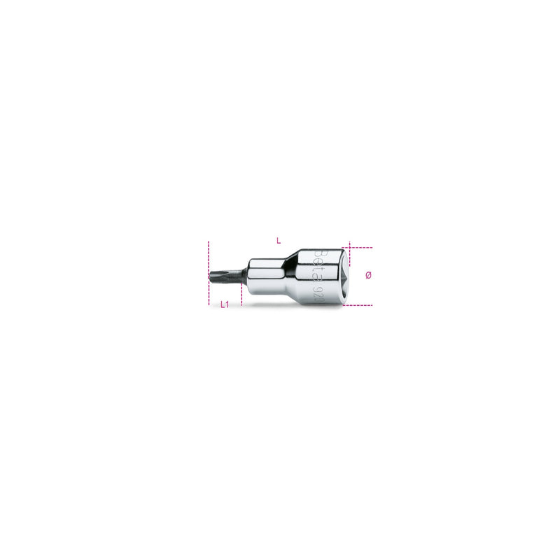 Beta 1/2In Tamper Resistant Torx Socket Driver T20 - 920RTX - 920RTX 20