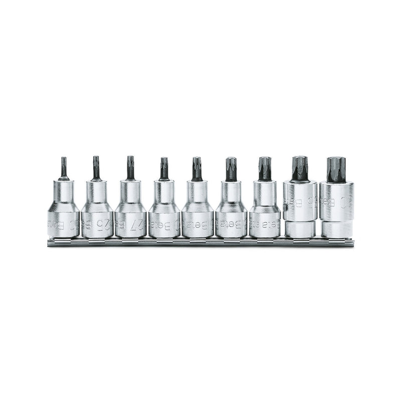 Beta set of 9 socket drivers for Torx® head screws (item 920TX) on support - 920TX/SB9