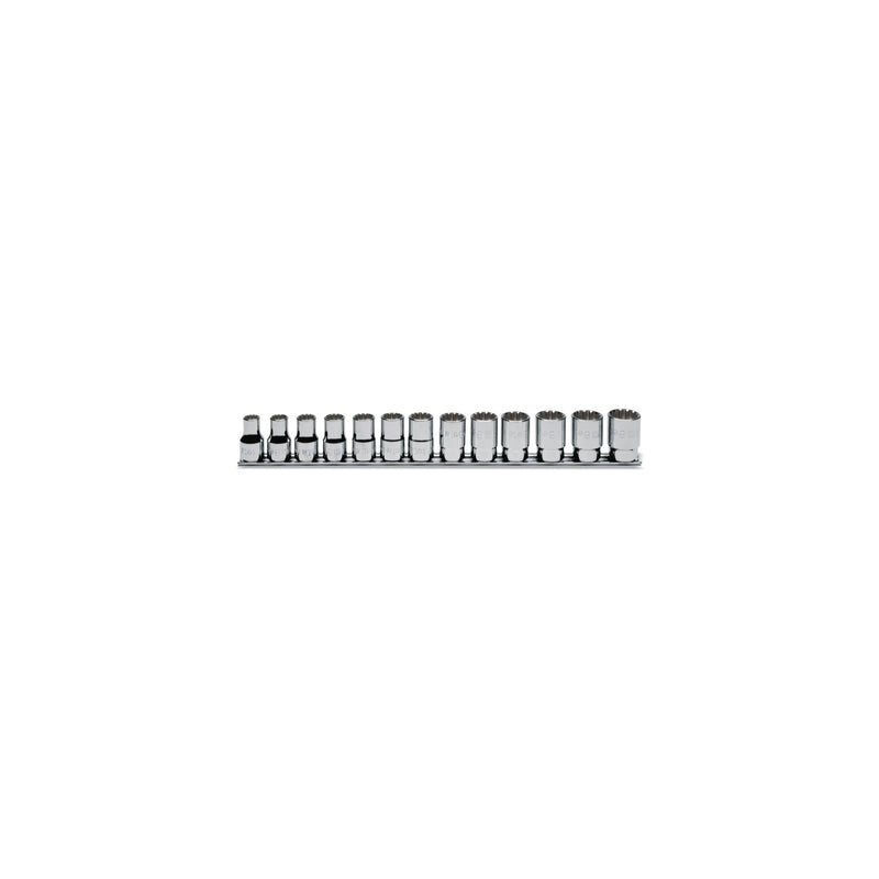 Beta 13-Piece Gear Lock Socket Set 1/2 Inch Female Drive For Hexagon Screws - 920U - 920U/SB13