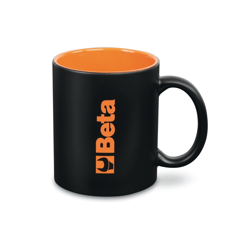 Beta Collection Black Ceramic Cup With Lasered Logo - 9527T