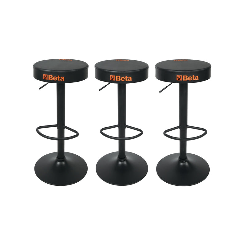 Beta Collection Set Of 3 Vertically Adjustable Stools - 9566S/3