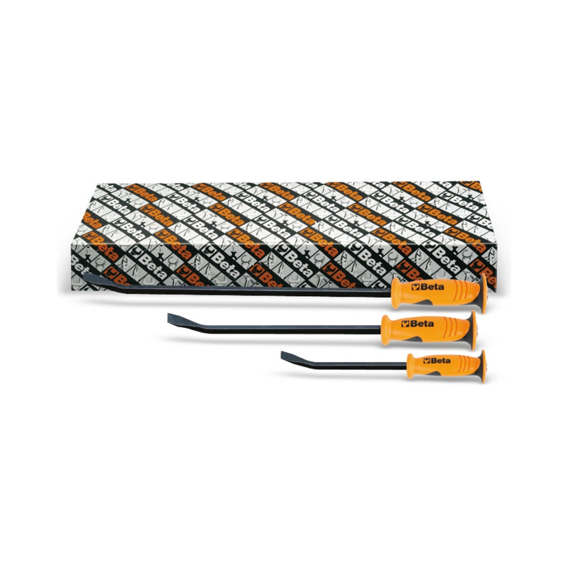 Beta Set Of 3 Pry Bars With Flat Curved Ends - 965 - 965/S3