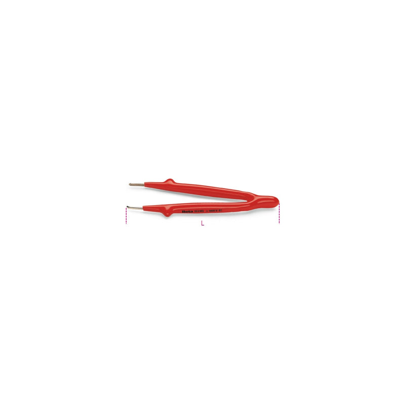 Beta Straight Knurled Point Spring Tweezers 145 Mm - 994MQ