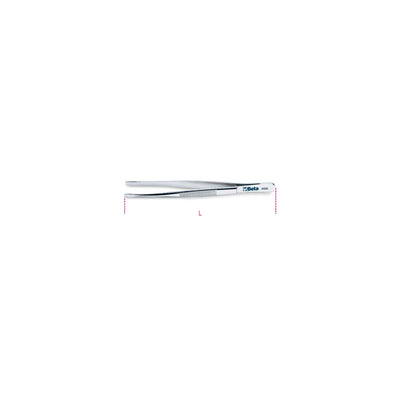 Beta Straight End Spring Tweezers 150 Mm With Wide Tips - 996 - 996 150
