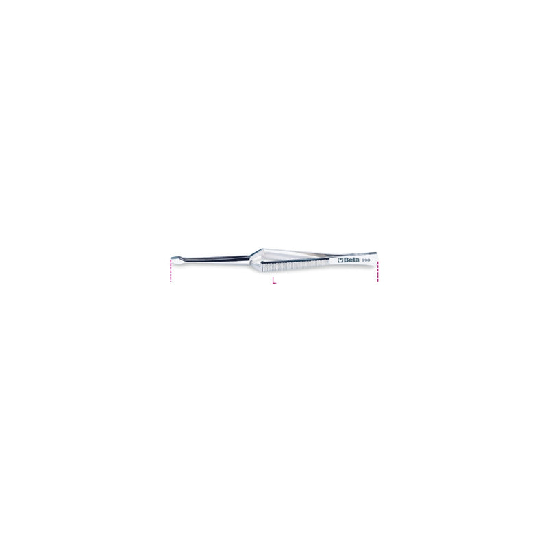 Beta Cross Knurled End Spring Tweezers 155 Mm - 998 - 998 150