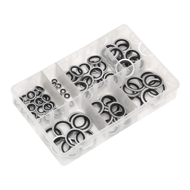 Sealey AB011DS Imperial BSP Bonded Seal (Dowty Seal) Assortment 84pc - additional view 4