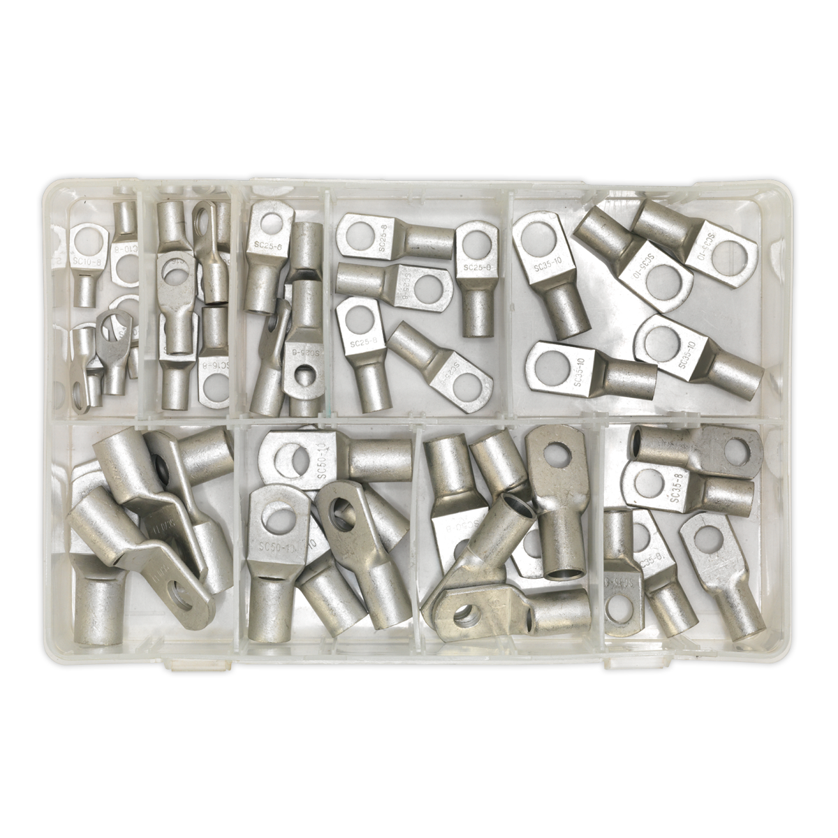Sealey AB016CT Copper Lug Terminal Assortment 52pc - additional view 4