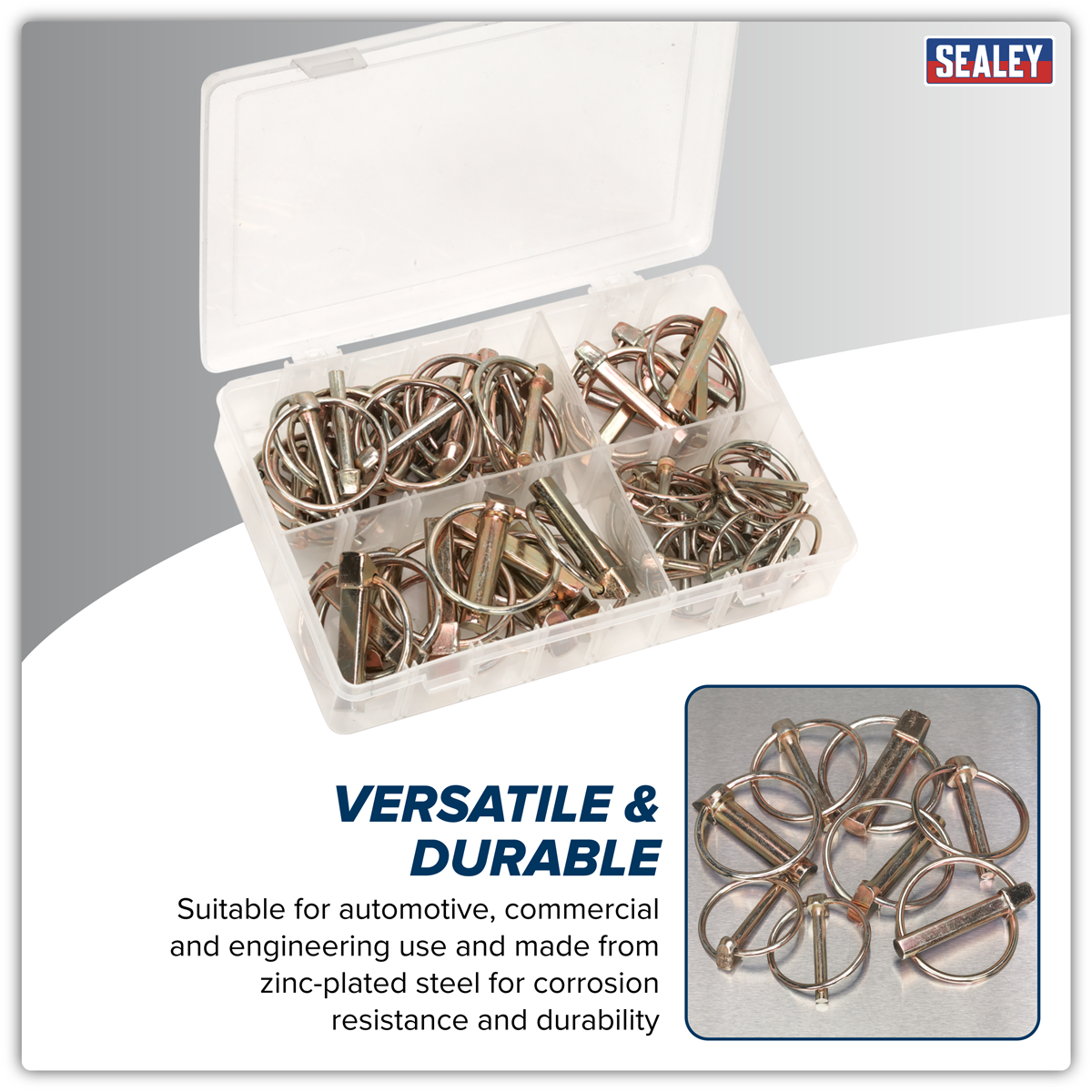 Sealey AB022LP Linch Pin Assortment 50pc - additional view 8