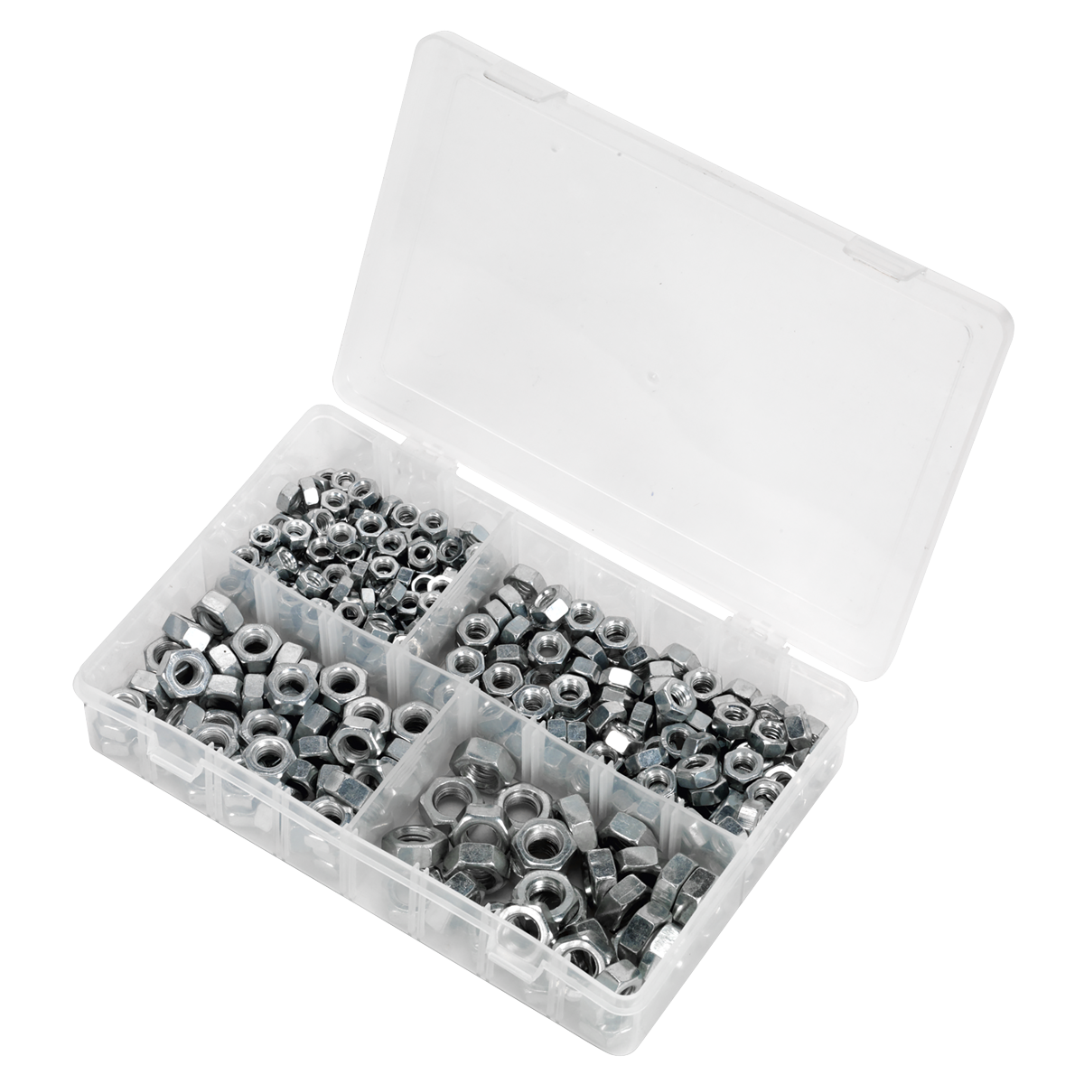 Sealey AB029SN Steel Nut Assortment DIN 934 - 1/4"-1/2"UNF 320pc - additional view 2