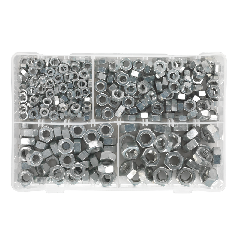 Sealey AB029SN Steel Nut Assortment DIN 934 - 1/4"-1/2"UNF 320pc - additional view 3
