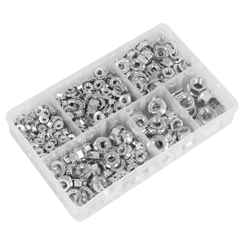 Sealey AB031FN Serrated Flange Nut Assortment M5-M12 390pc - additional view 5