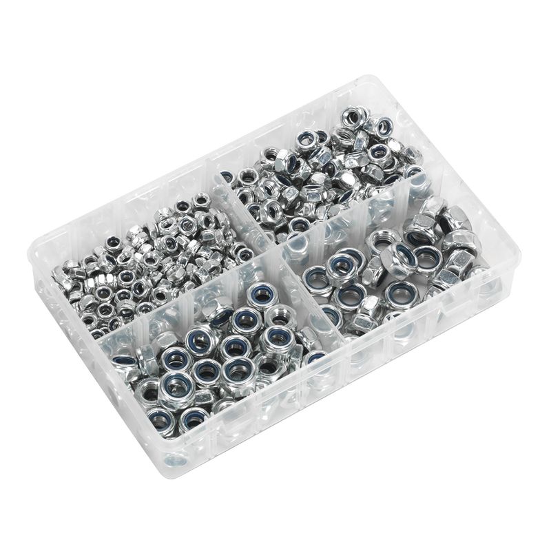 Sealey AB032LN Nylon Locknut Assortment M6-M12 300pc - additional view 4