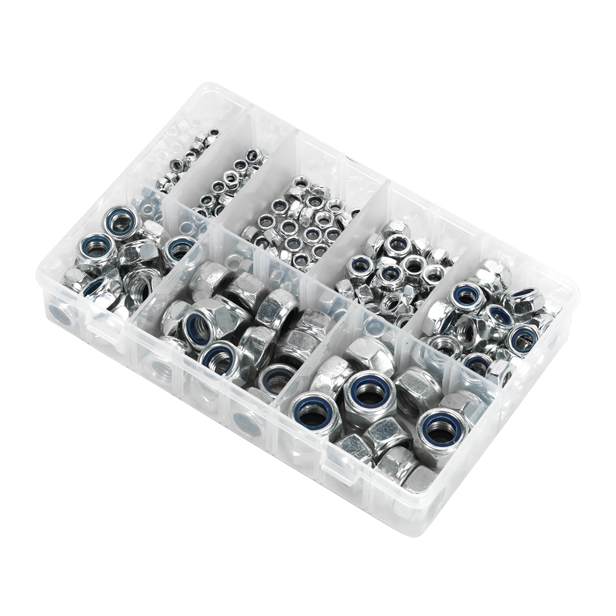 Sealey AB033LN Nylon Locknut Assortment M4-M16 255pc - additional view 5