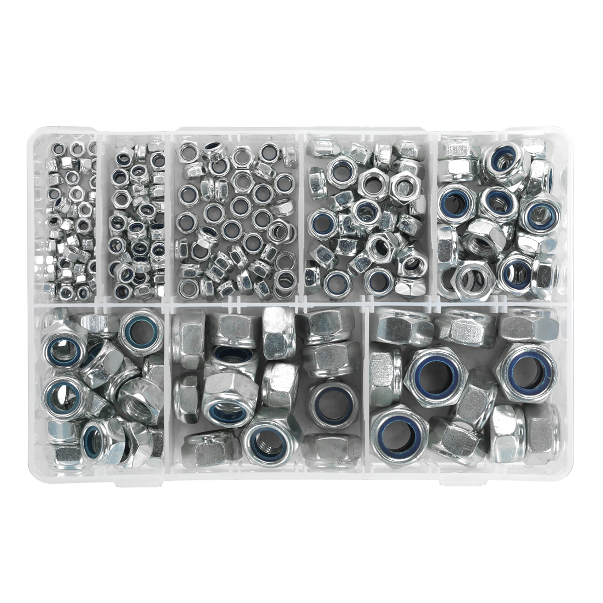 Sealey AB033LN Nylon Locknut Assortment M4-M16 255pc - additional view 3