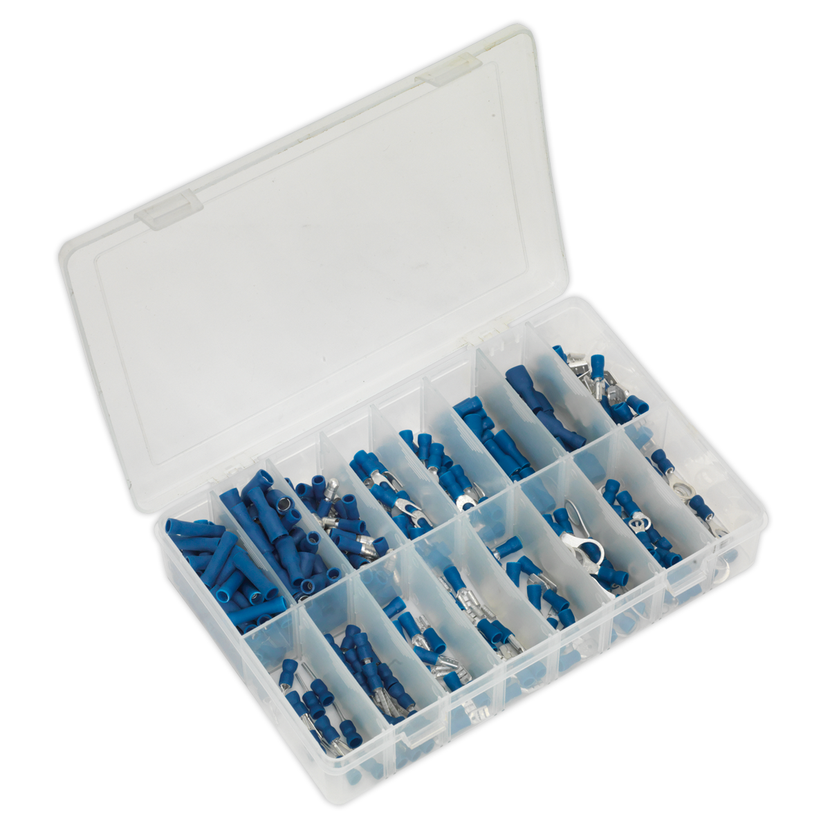Sealey AB040BT Crimp Terminal Assortment 280pc - Blue