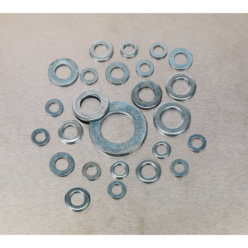 Sealey AB056WC Flat Washer Assortment M6-M24 Form C 495pc - additional view 4