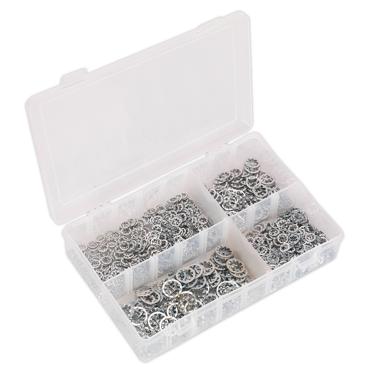 Sealey AB057LW Internal Serrated Lock Washer Assortment M5-M10 1000pc