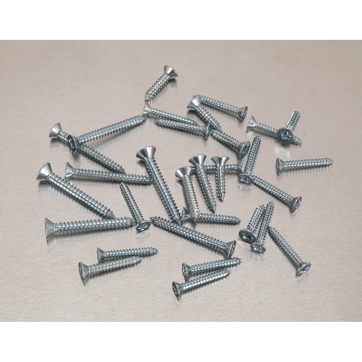 Sealey AB062STCS Zinc Plated Self-Tapping Countersunk Pozi Screw Assortment 510pc - DIN 7982 - additional view 4