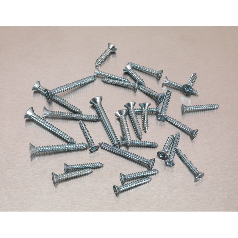 Sealey AB062STCS Zinc Plated Self-Tapping Countersunk Pozi Screw Assortment 510pc - DIN 7982 - additional view 4
