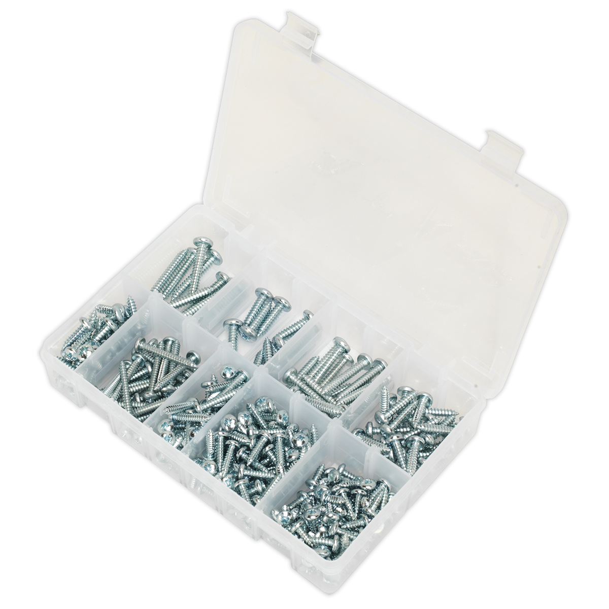 Sealey AB064STPP Zinc Plated Self-Tapping Pan Head Pozi Screw Assortment 305pc - DIN 7981CZ - additional view 3