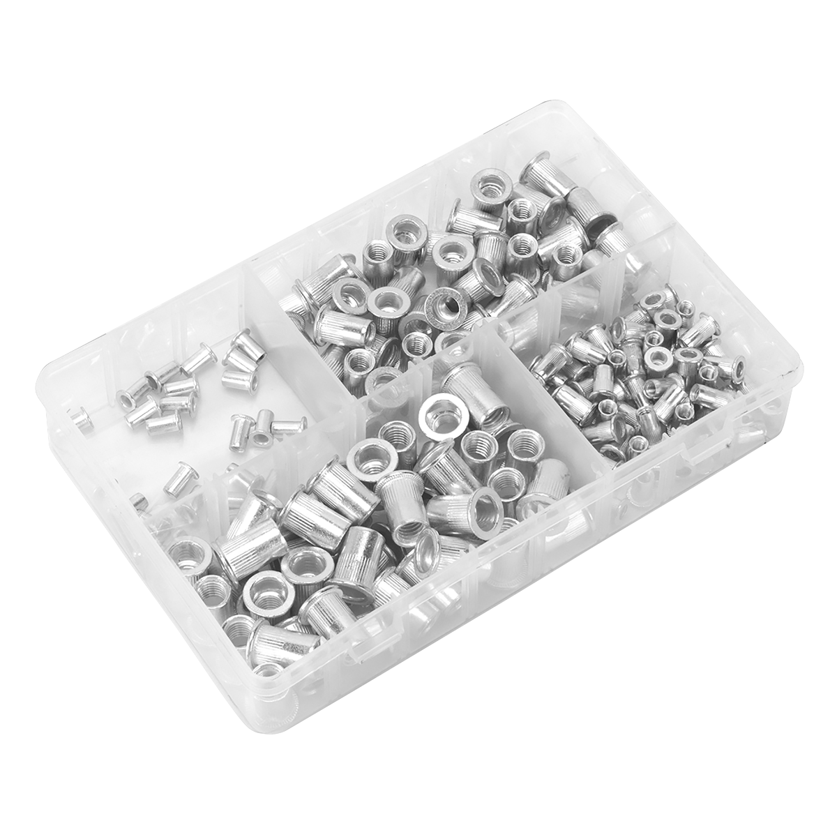 Sealey AB073TI Threaded Insert (Rivet Nut) Splined Assortment M4-M8 200pc - additional view 4