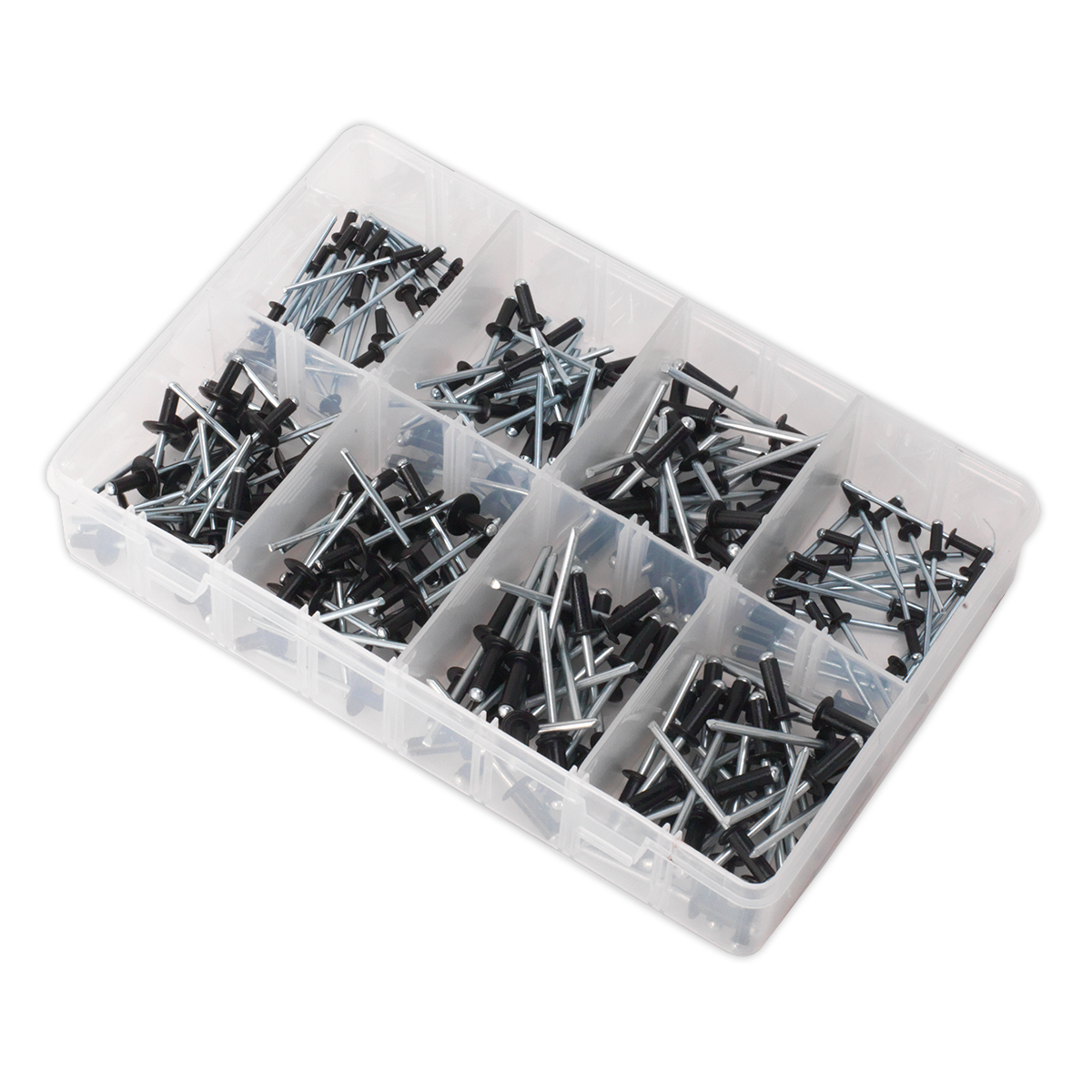 Sealey AB074BR Black Anodised Rivet Assortment 200pc - additional view 5