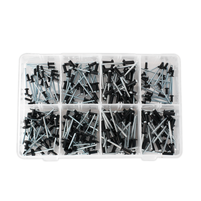 Sealey AB074BR Black Anodised Rivet Assortment 200pc - additional view 3