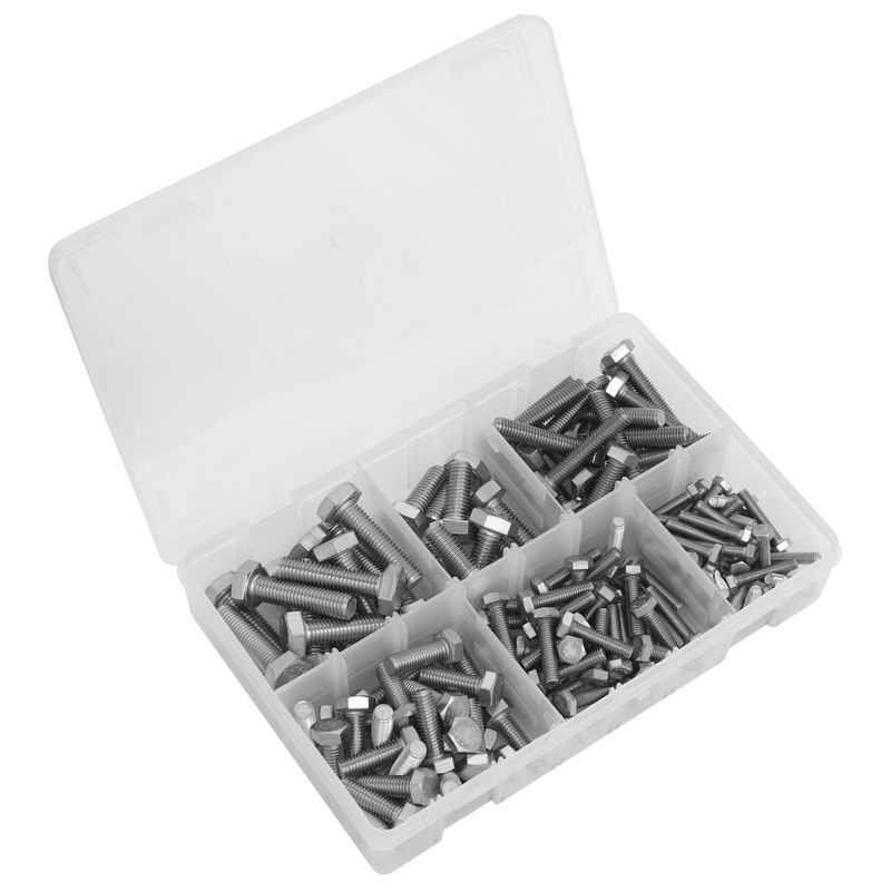 Sealey AB078SS Stainless Steel Setscrew Assortment M5-M10 150pc