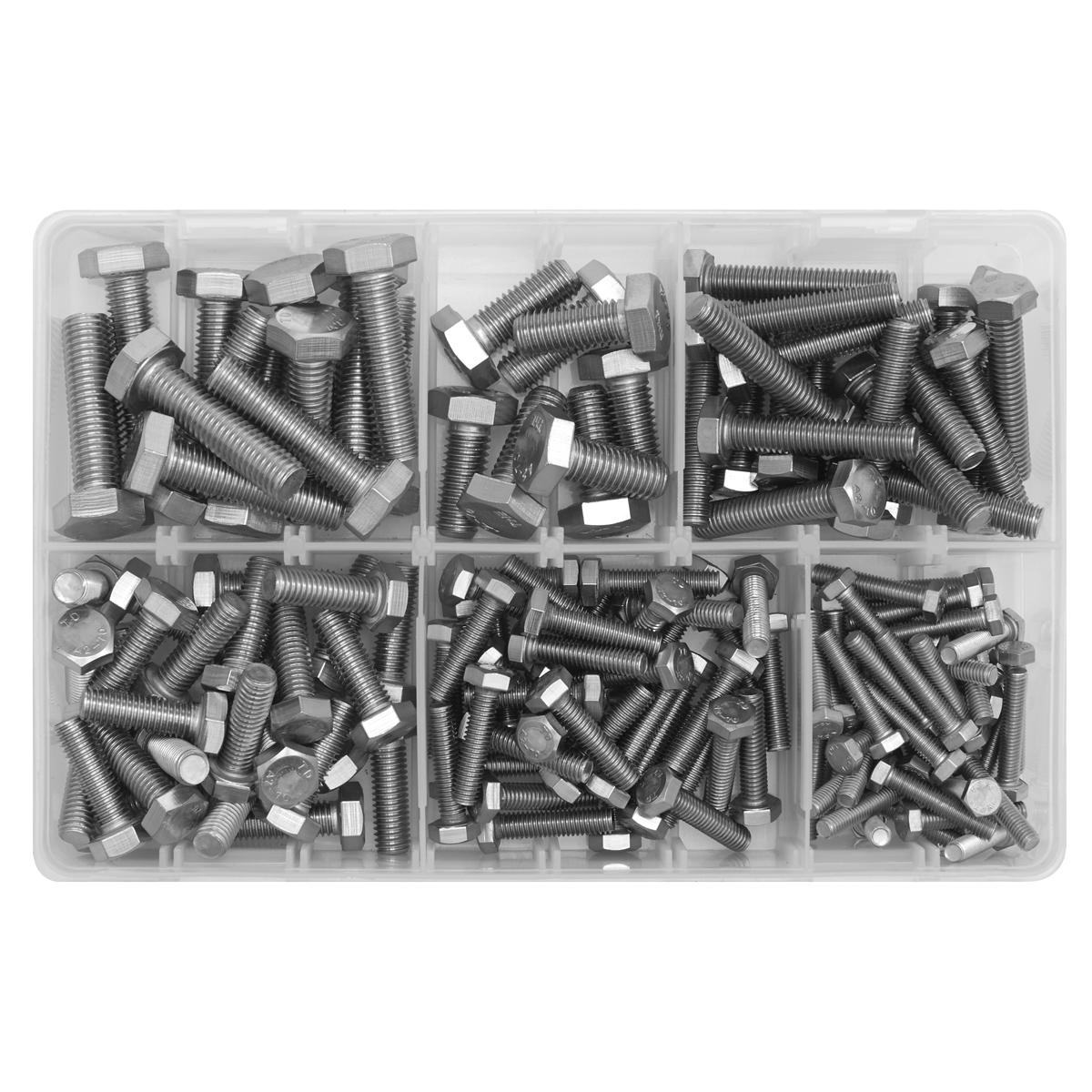 Sealey AB078SS Stainless Steel Setscrew Assortment M5-M10 150pc - additional view 2