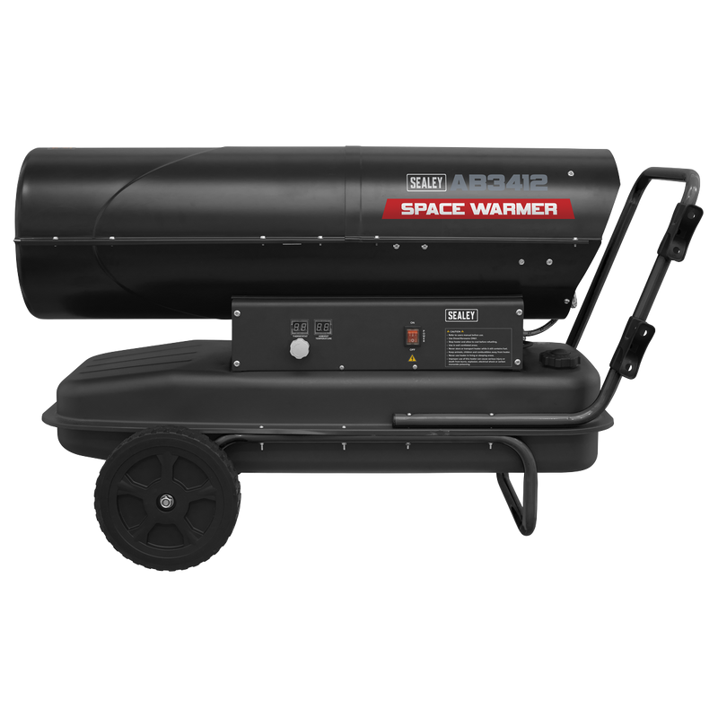 Sealey AB3412 Space Warmer® Kerosene/Diesel Heater with Wheels 340,000Btu/hr - additional view 3