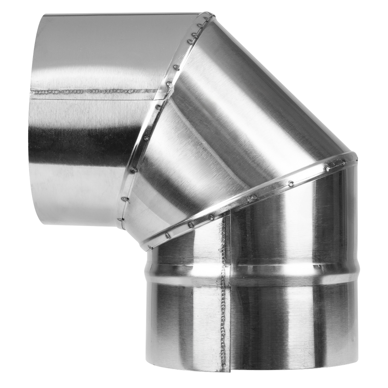 Sealey ABI1000AK3 Stainless Steel Exhaust/Flue 90° Bend for ABI600 & ABI1000 120mm - additional view 3