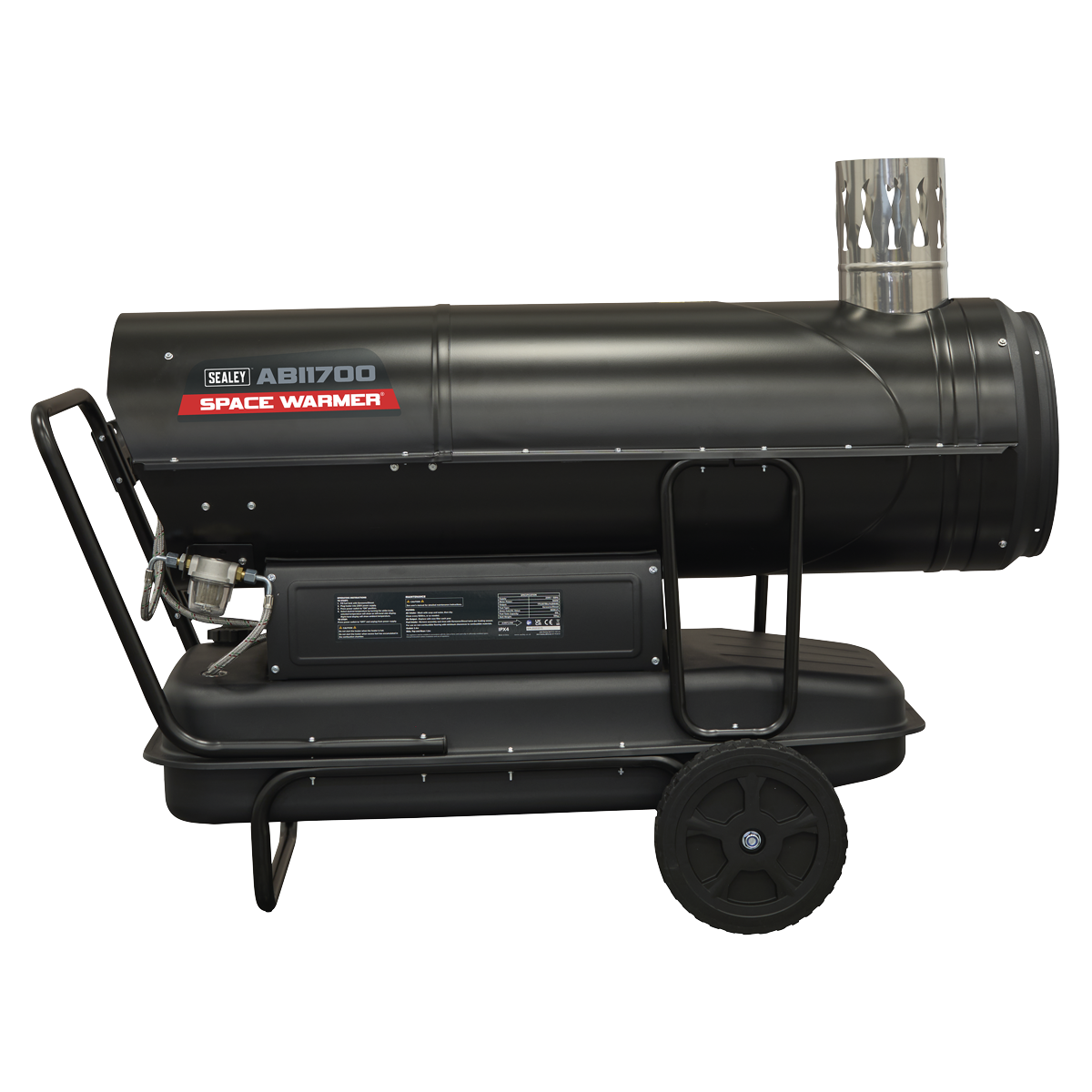Sealey ABI1700 Space Warmer® Indirect Kerosene/Diesel Heater with Wheels 170,000Btu/hr - additional view 8