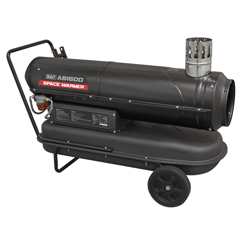 Sealey ABI600COMBO Space Warmer® Indirect Kerosene/Diesel Heater 68,000Btu/hr with 5M Ducting - additional view 6