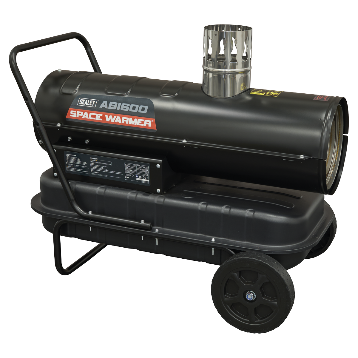 Sealey ABI600 Space Warmer® Indirect Kerosene/Diesel Heater with Wheels 68,000Btu/hr - additional view 2