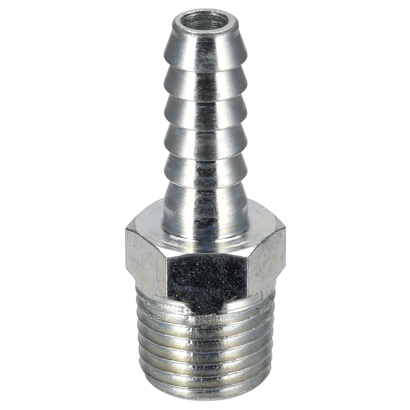 Sealey AC08 PCL Screwed Tailpiece Male 1/4"BSPT - 1/4" Hose - Pack of 5 - additional view 2