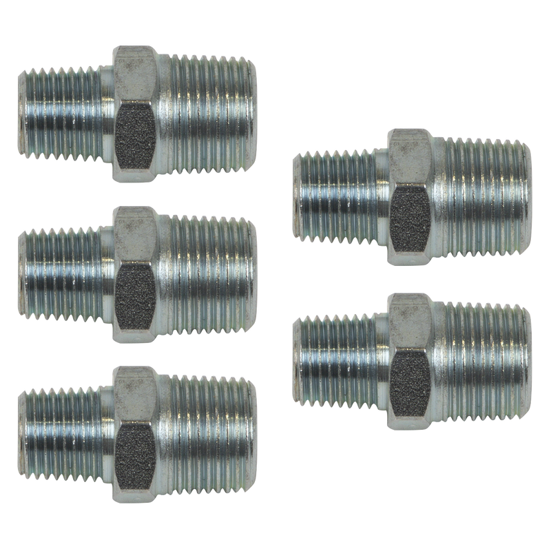 Sealey AC100 PCL Reducing Union 3/8"BSPT to 1/4"BSPT - Pack of 5 - additional view 7