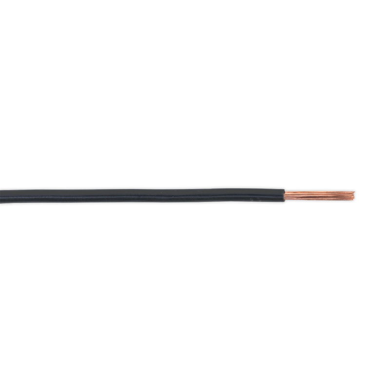 Sealey AC2830BK Thin Wall Single Automotive Cable 2mm² 28/0.30mm 50m - Black