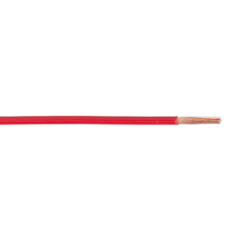 Sealey AC2830RE Thin Wall Single Automotive Cable 2mm² 28/0.30mm 50m - Red