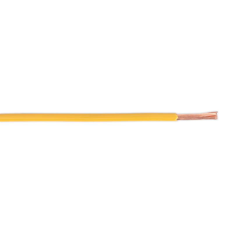Sealey AC2830YE Thin Wall Automotive Cable Single 2mm² 28/0.30mm 50m - Yellow