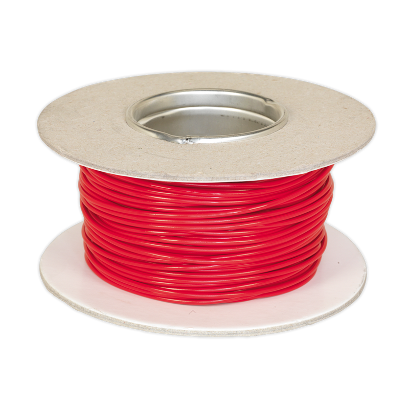 Sealey AC3220RE Thin Wall Automotive Cable Single 1mm² 32/0.20mm 50m - Red - additional view 2