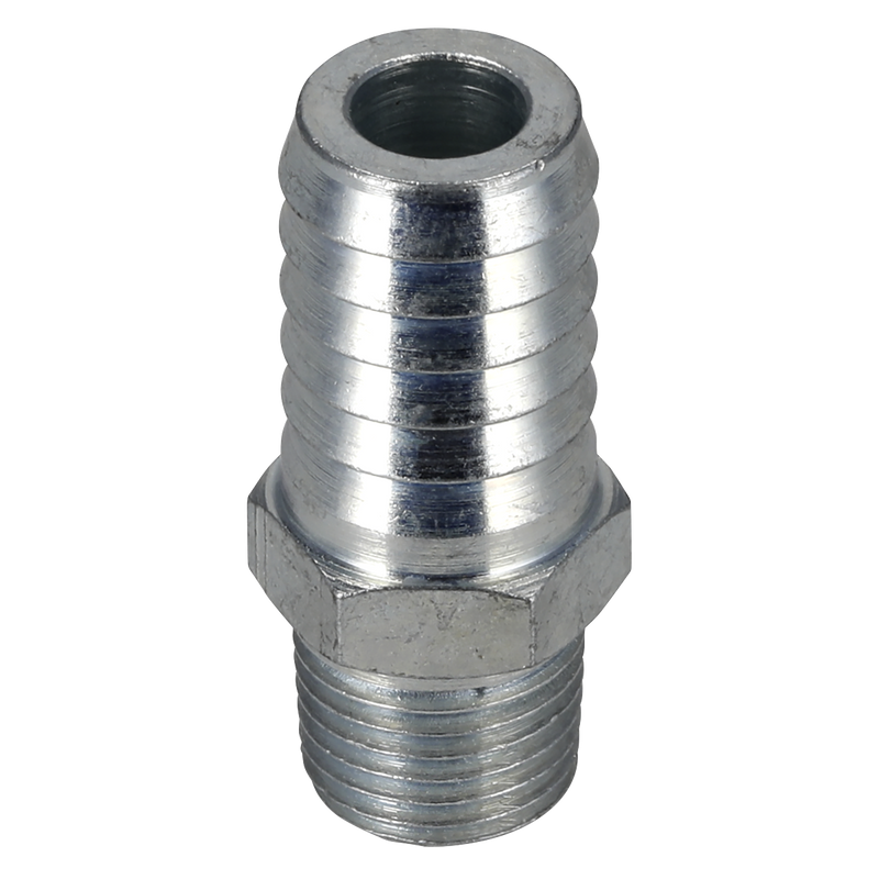 Sealey AC40 PCL Screwed Tailpiece Male 1/4"BSPT - 1/2" Hose - Pack of 5 - additional view 2