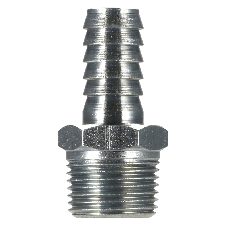 Sealey AC41 PCL Screwed Tailpiece Male 3/8"BSPT - 3/8" Hose - Pack of 5 - additional view 2