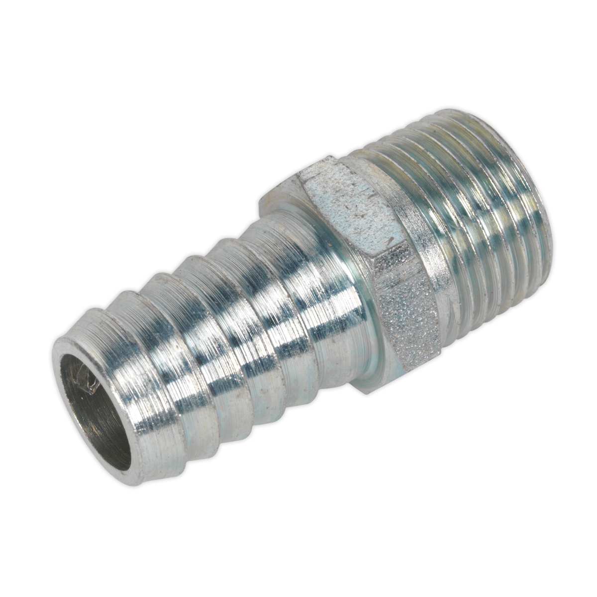 Sealey AC42 PCL Screwed Tailpiece Male 3/8"BSPT - 1/2" Hose - Pack of 5 - additional view 4