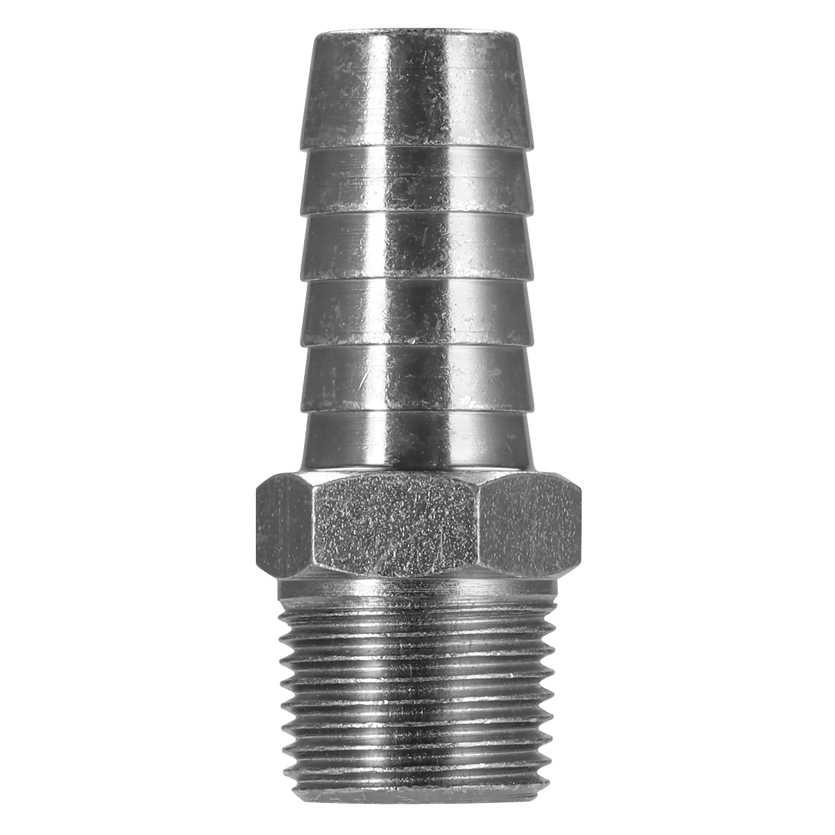 Sealey AC42 PCL Screwed Tailpiece Male 3/8"BSPT - 1/2" Hose - Pack of 5 - additional view 2